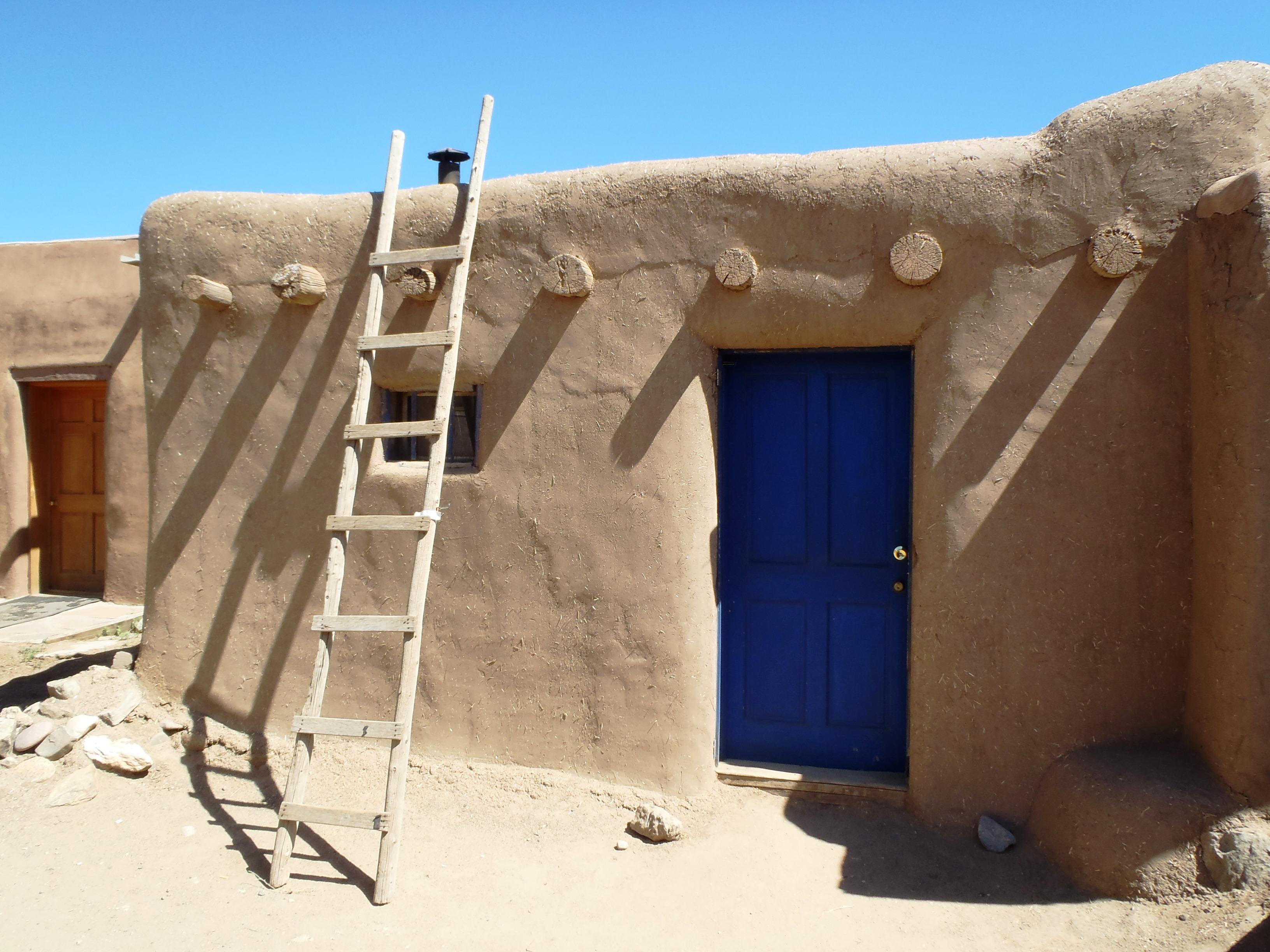 House with ladder