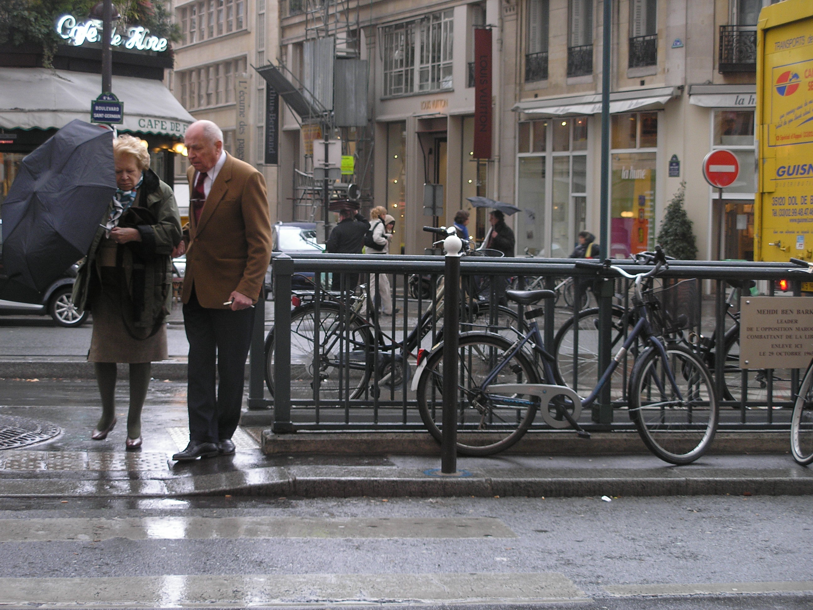 Parisians in the Rain