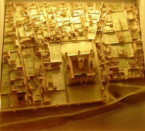 Model of Old Louvre