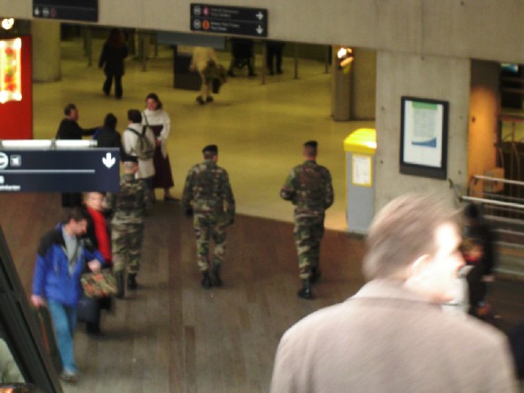 Militia in Gare du Nord - Again!