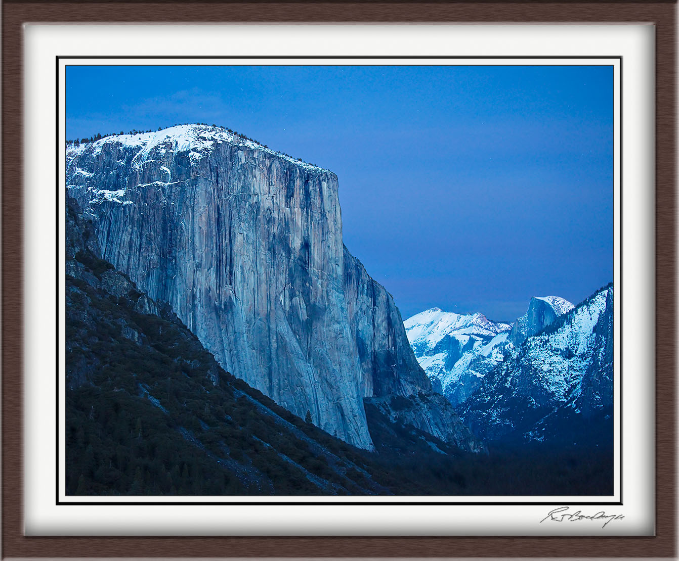 El Capitan At Dusk