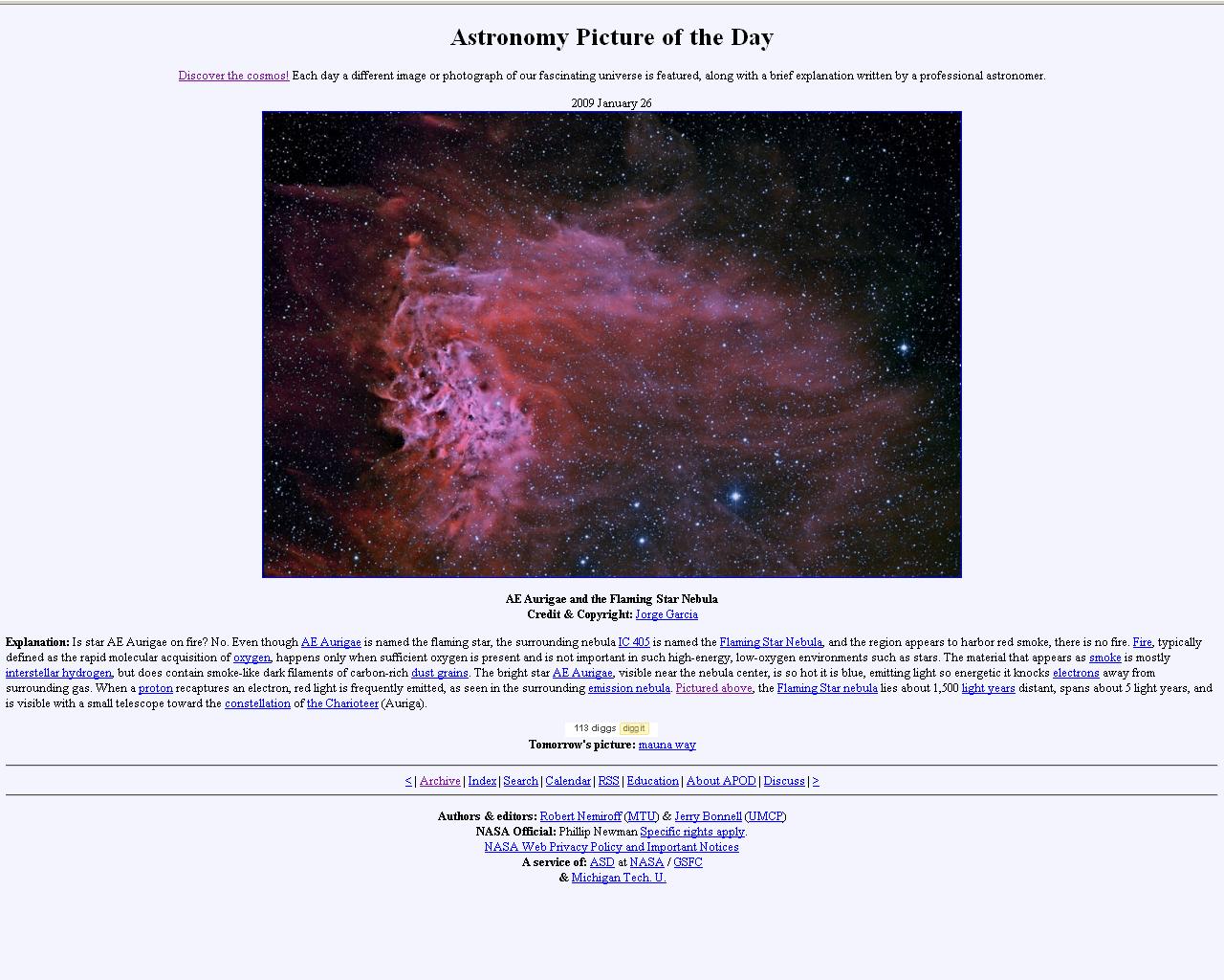 AE Auriga y la nebulusa de la Estrella Llameante