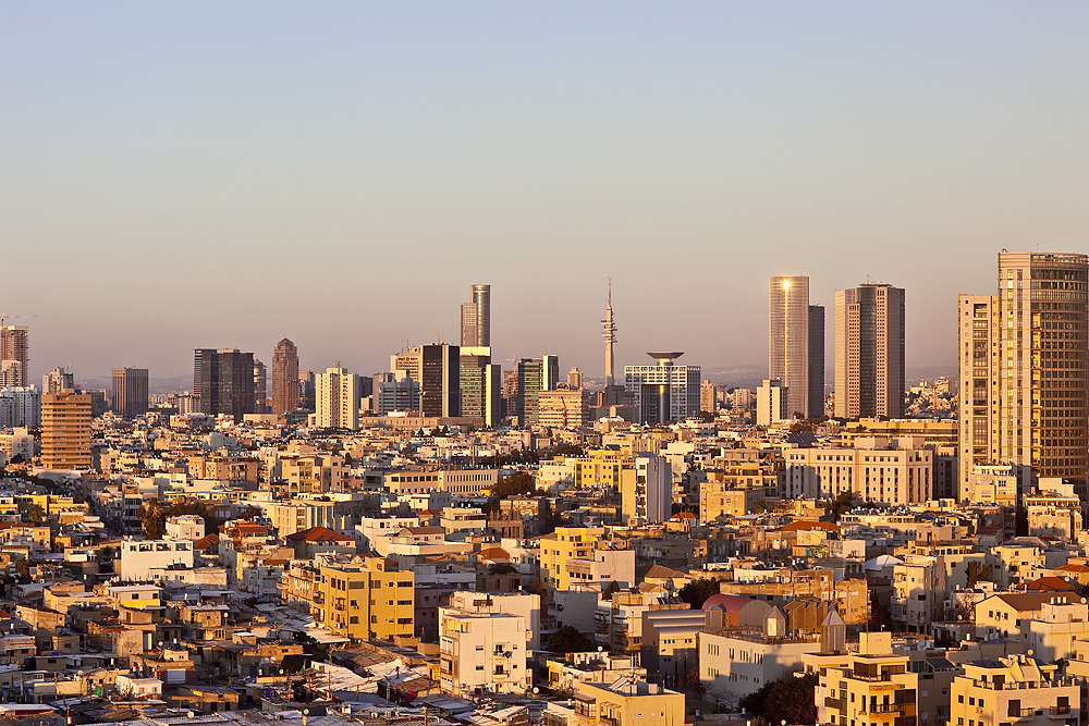 Sunset in Tel Aviv