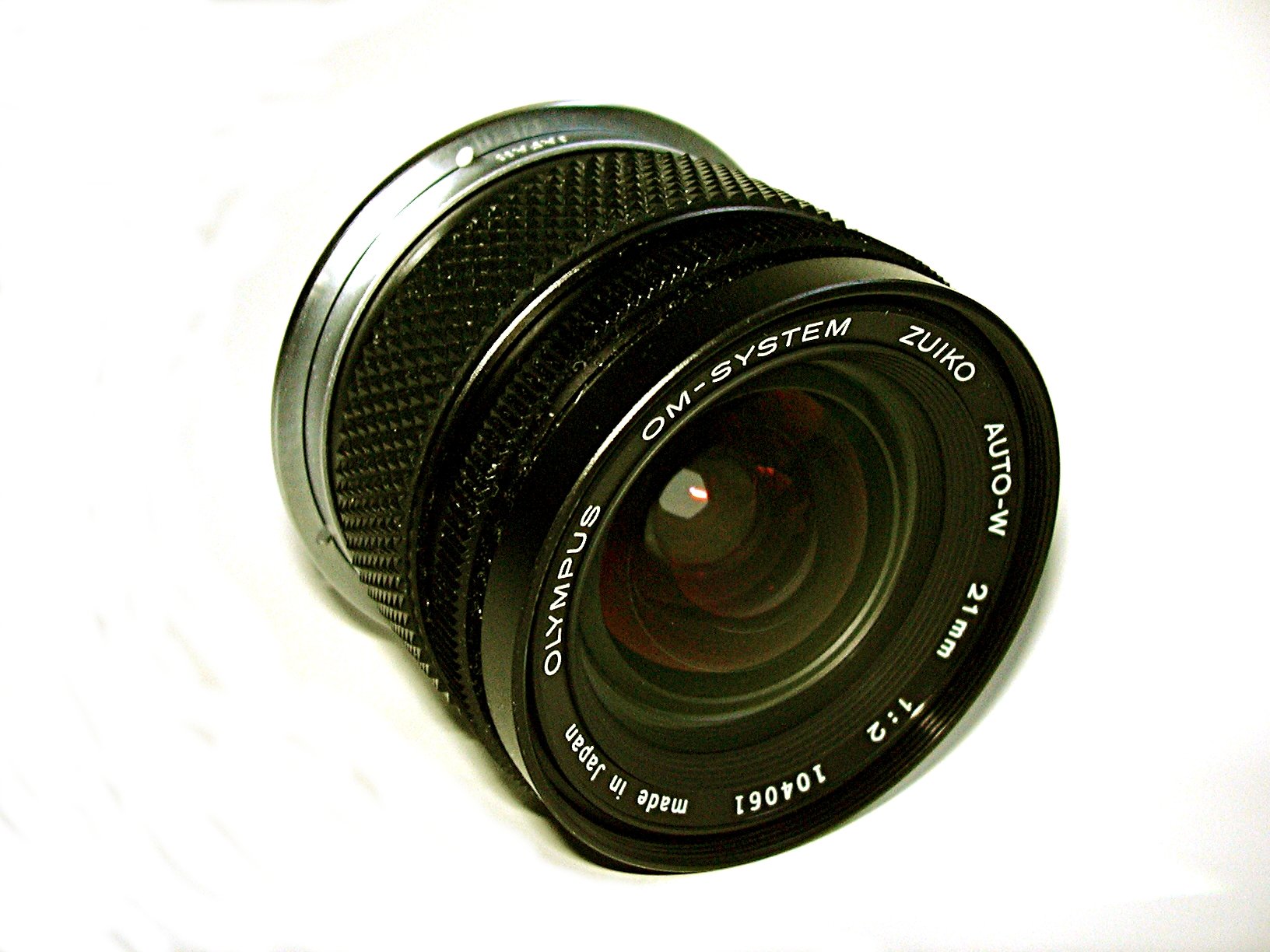 Zuiko 21mm f2 lens