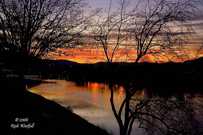 December 12, 2006  -  Sunrise on the Kanawha River