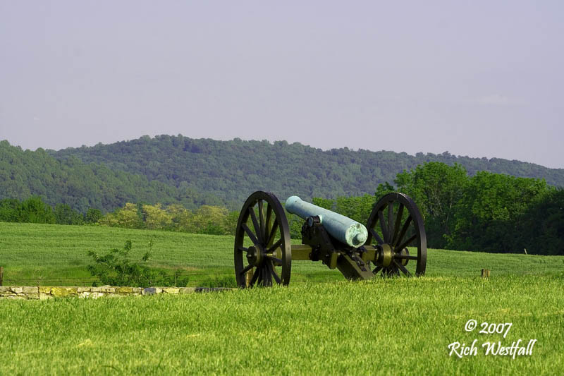 May 25, 2007  -  Artillery Placement, Ridge over Harpers Ferry Road