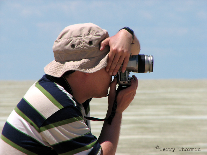 Thorsten at Etosha Pan Lookout 2 - Etosha N.P.JPG
