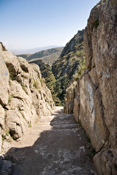 The way to the Babak Fortress