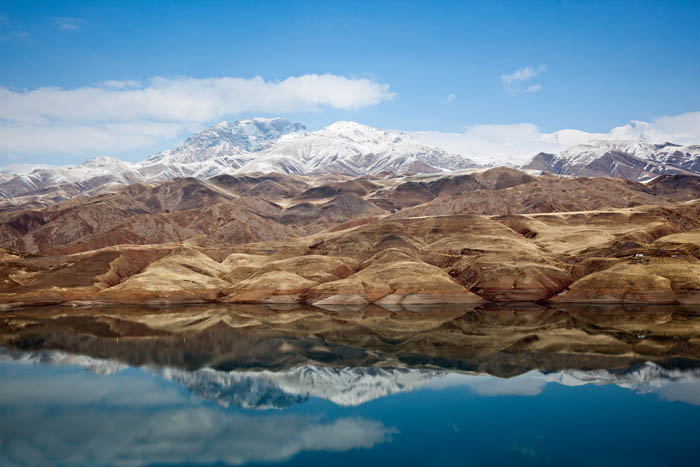 Lake of Taleghan Dam