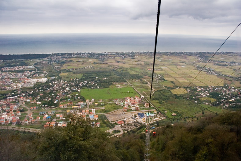 Caspian sea shore