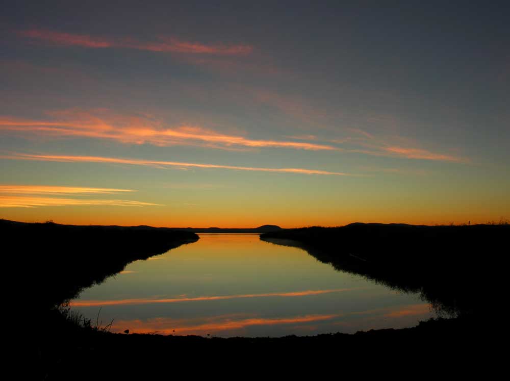 Tule Lake at dawn