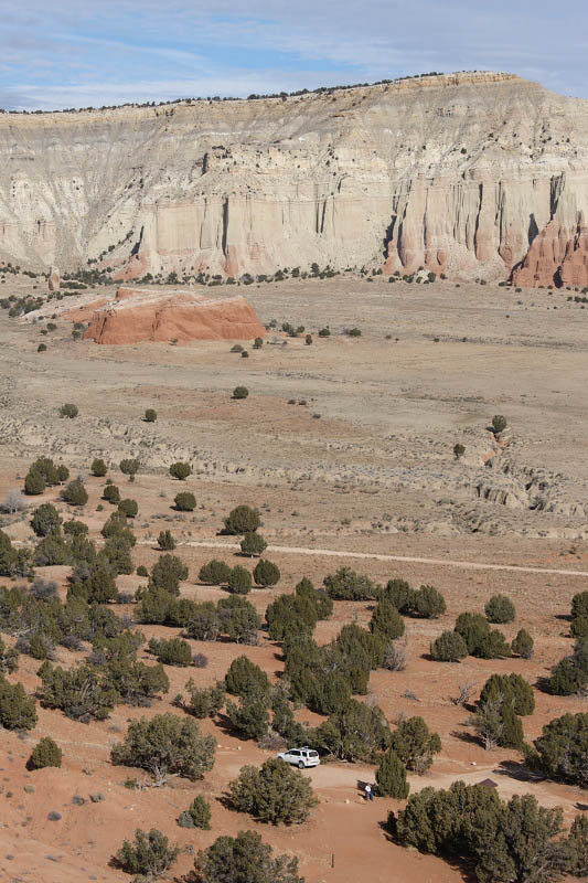 View from the end of Slickrock Cutoff Trail