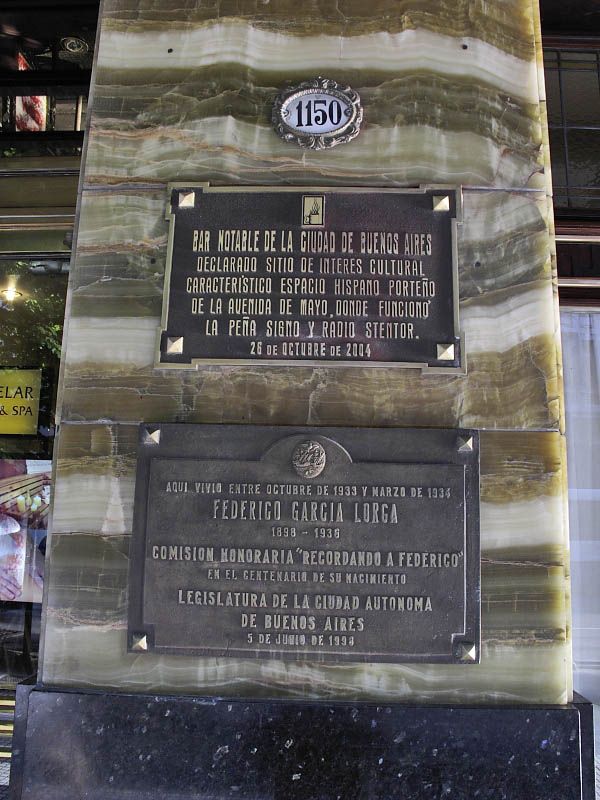 Mayo Avenue, Garcia Lorca