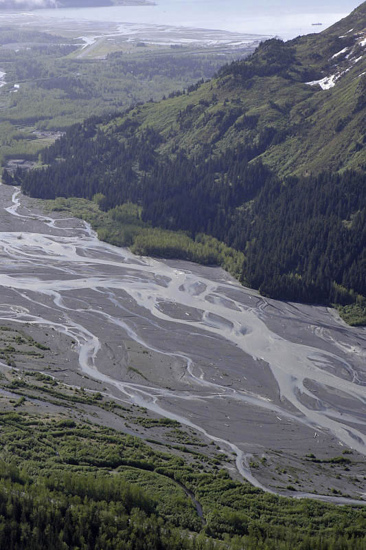 Flight over Seward region