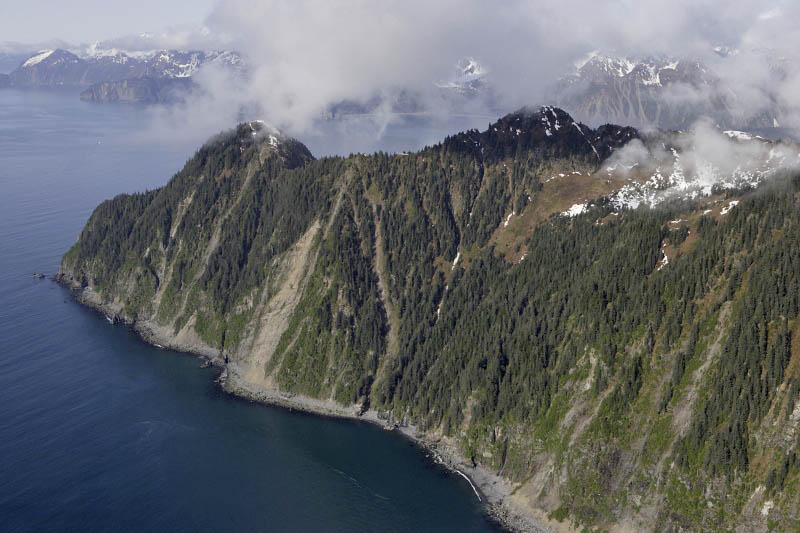 Flight over Seward region