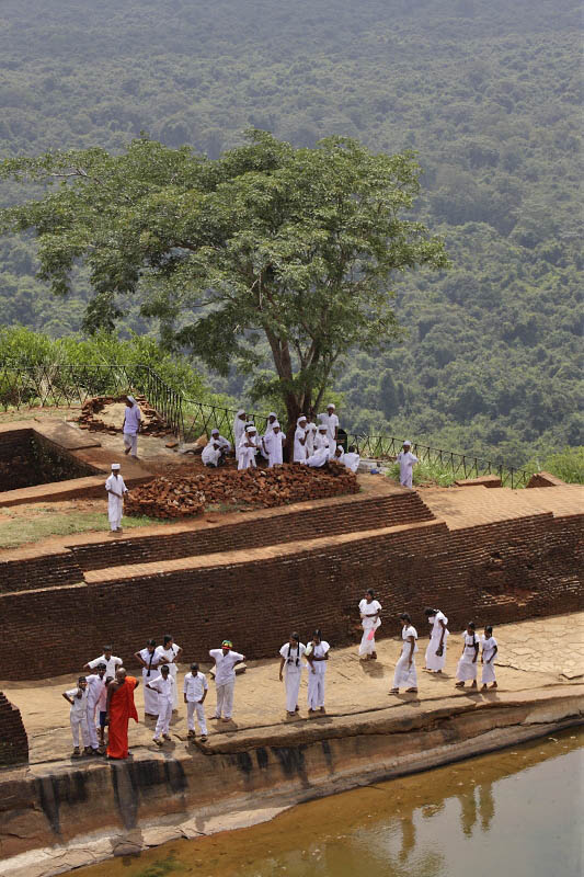 Sigiriya, the fourth terrace