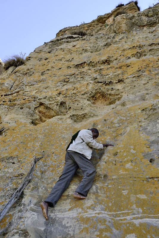 The climb to Abuna Yemata Guh Church