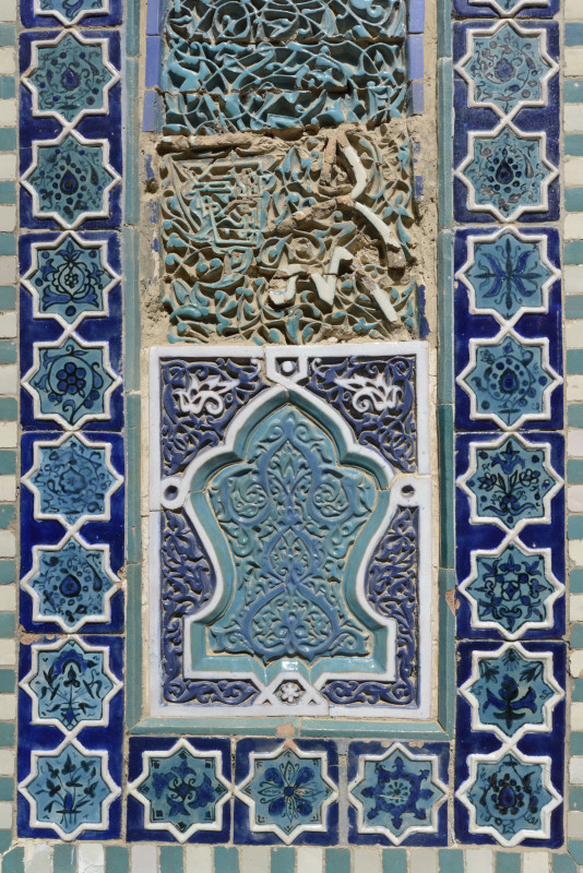 Samarkand, tile work at Shah-I-Zinda