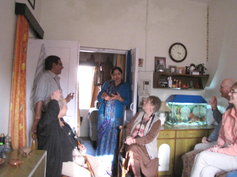 Our Guide Sujay and his wife Ratna in their home.