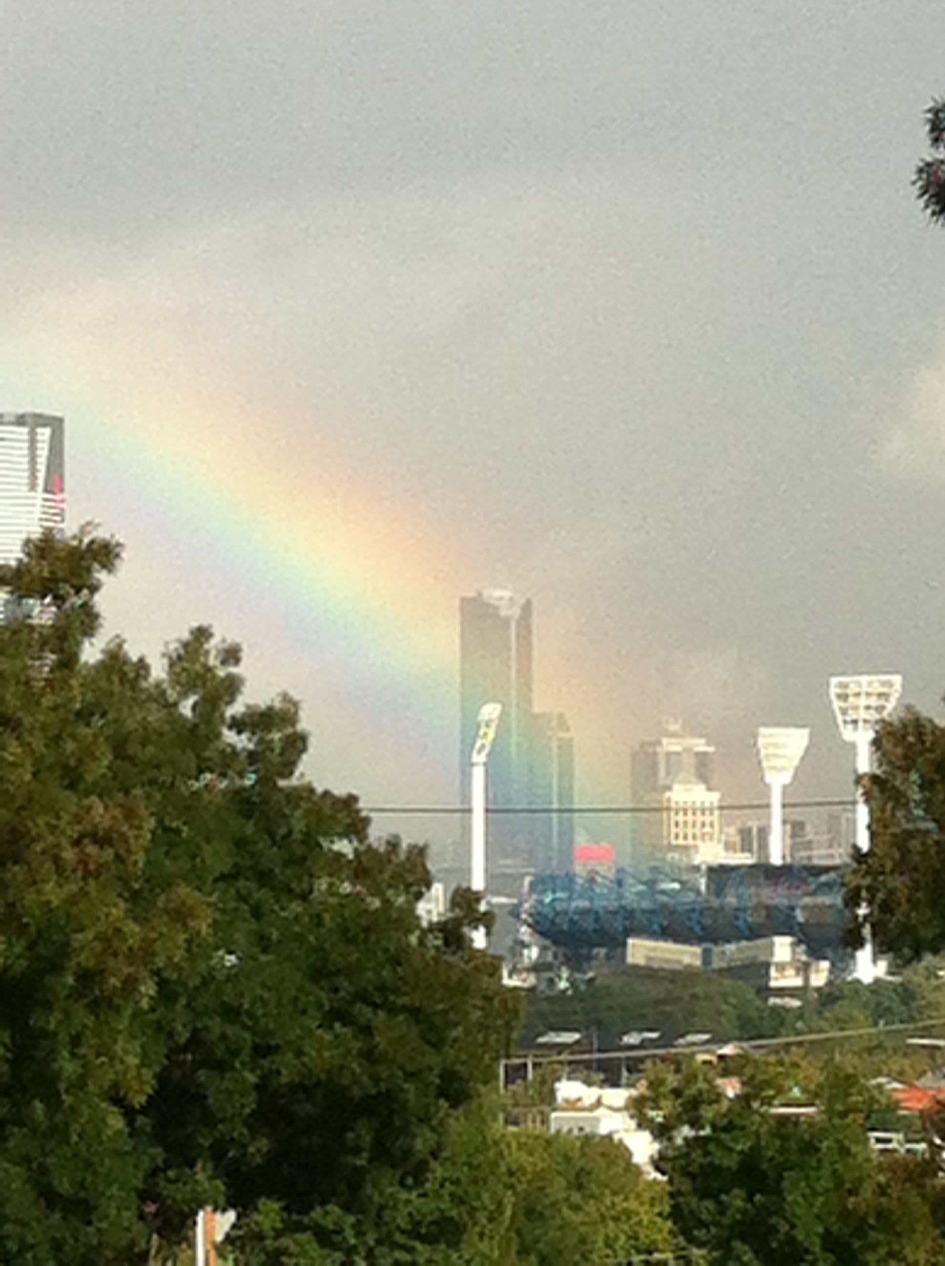 rainbow on the MCG- Daniel S