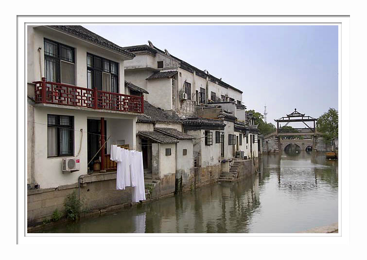 Water Village Tongli - Houses Surrounded By Water