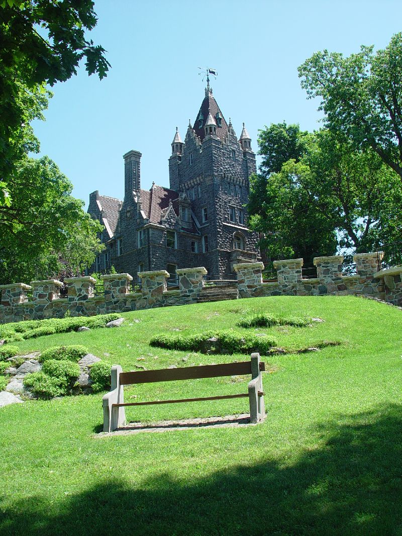 THE CASTLE HAS BEAUTIFUL GROUNDS AND GARDENS