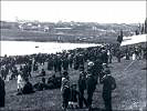 A VIEW OF THE ST. JOHN'S REGATTA IN MID 1800'S