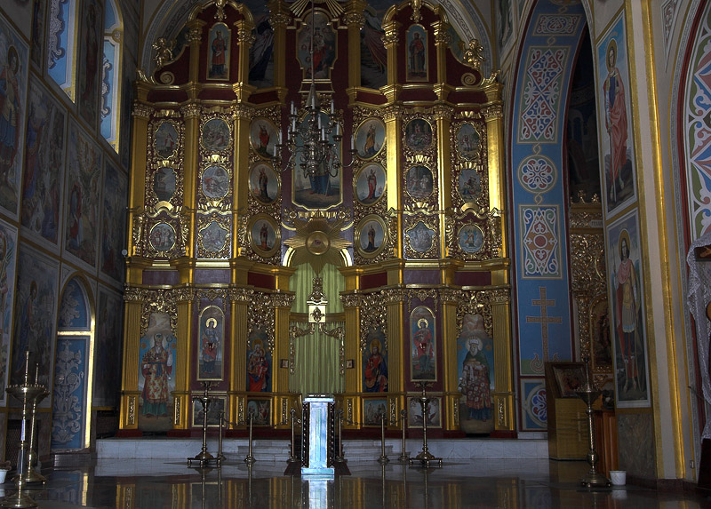 inside Mikhailovsky monastery