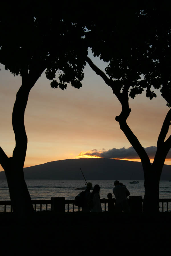 Sunset on Front Street in Lahaina