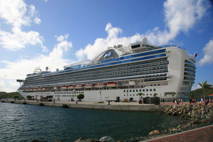 Crown Princess at Crown Bay