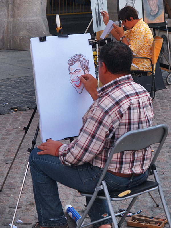 Street painters / Pintores callejeros