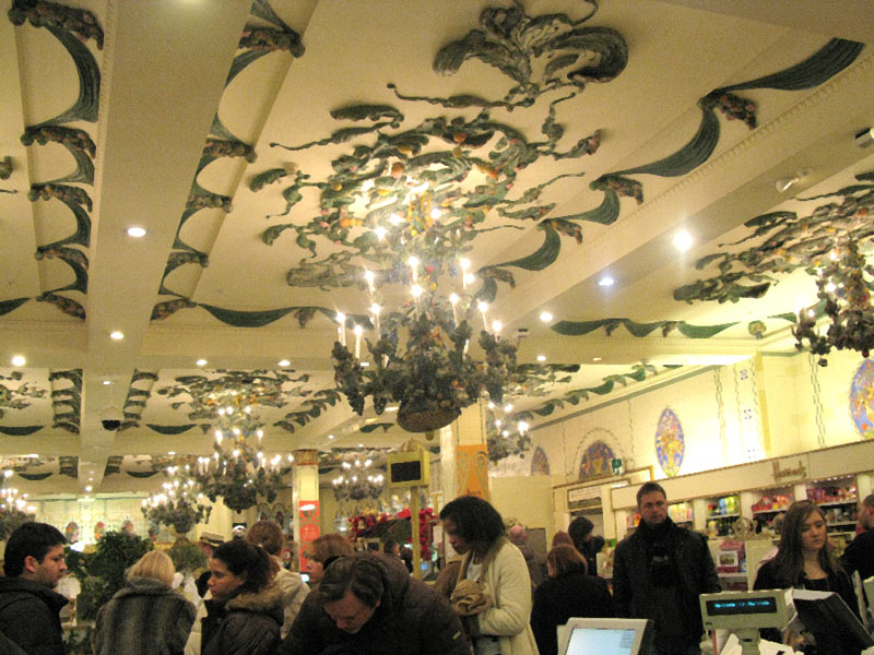 Harrods Department Store-Inside