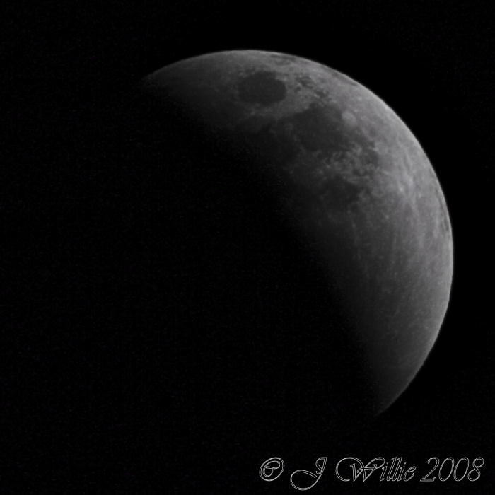 Lunar Eclipse: February 20, 2008, 9:25 PM EST