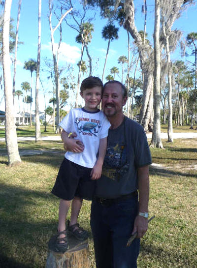 Brandon and Papa at the Park