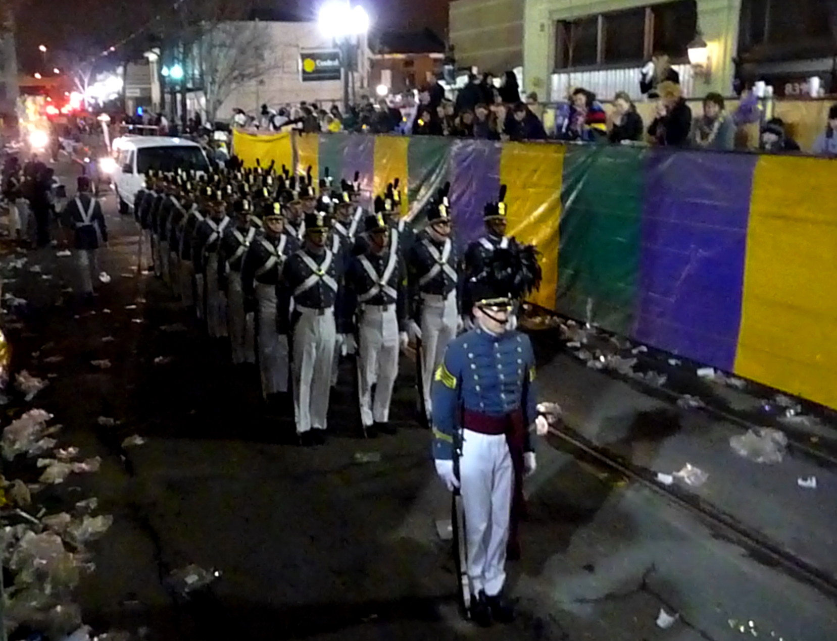 Citadel Cadets in Krewe dEtat