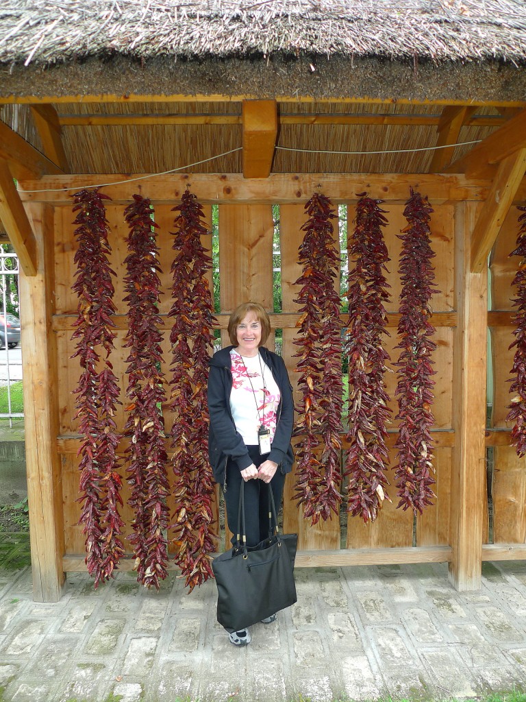 Susan at the Paprika Museum in Kalocsa