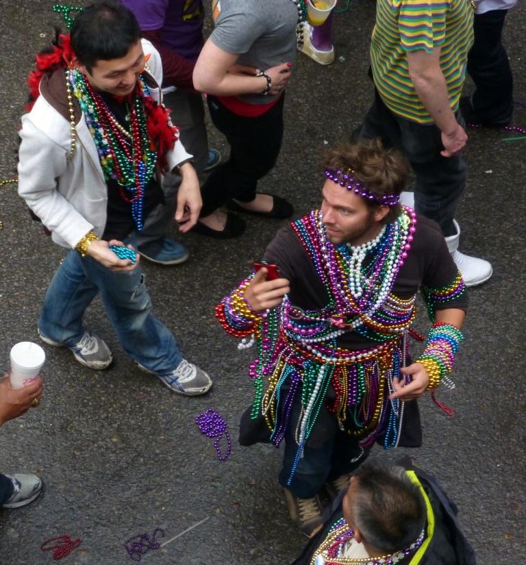  Mardi Gras on Bourbon St