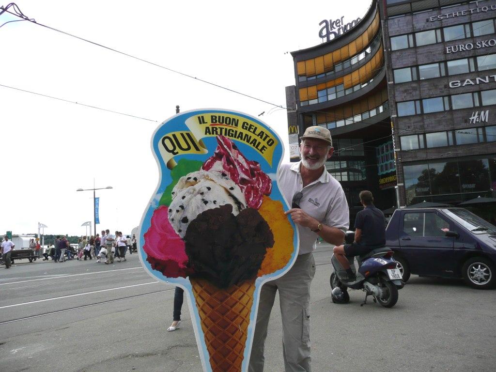 Graham Watching Us Eat Ice Cream