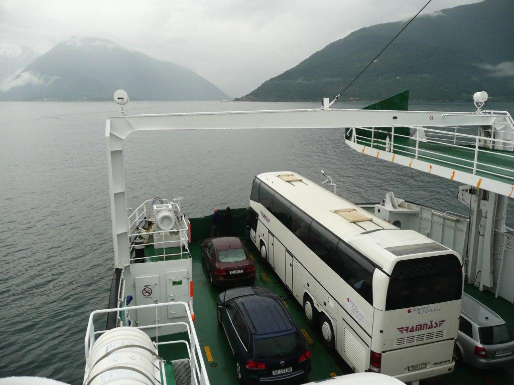 Ferry to Balestrand on Sogne Fjord