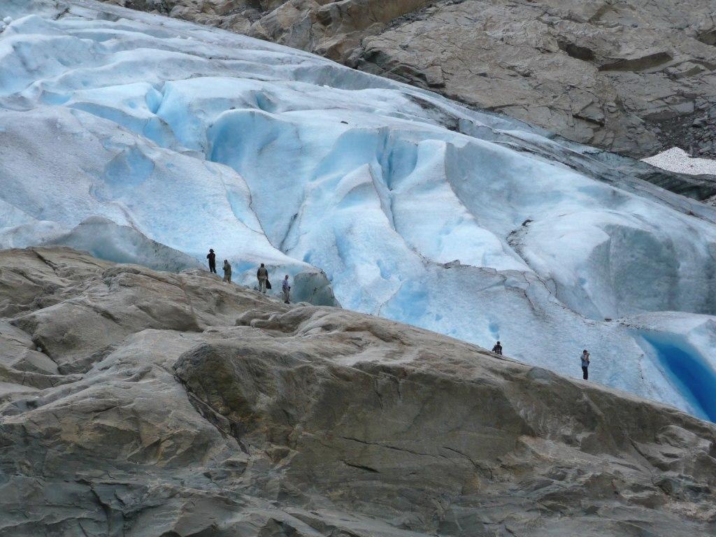 Close to Briksdal Glacier