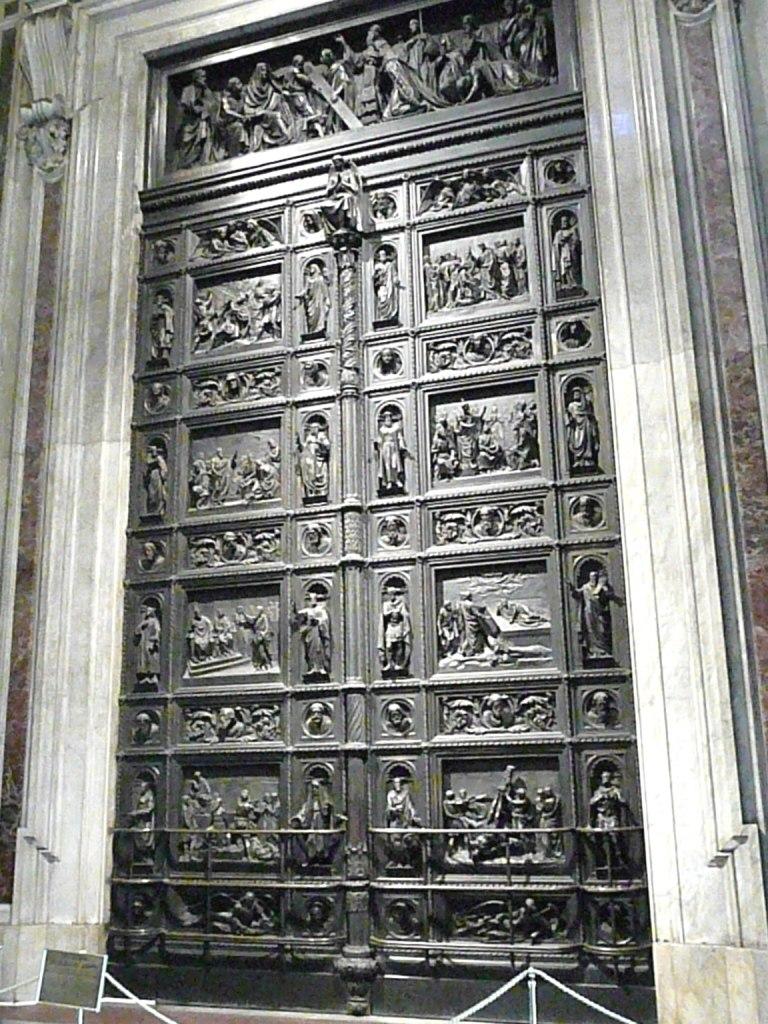 Doors in St Isaacs Patterned after Battistero di San Giovanni in Florence