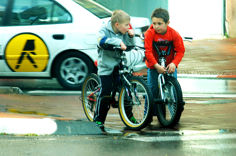 PASSING THE STREET