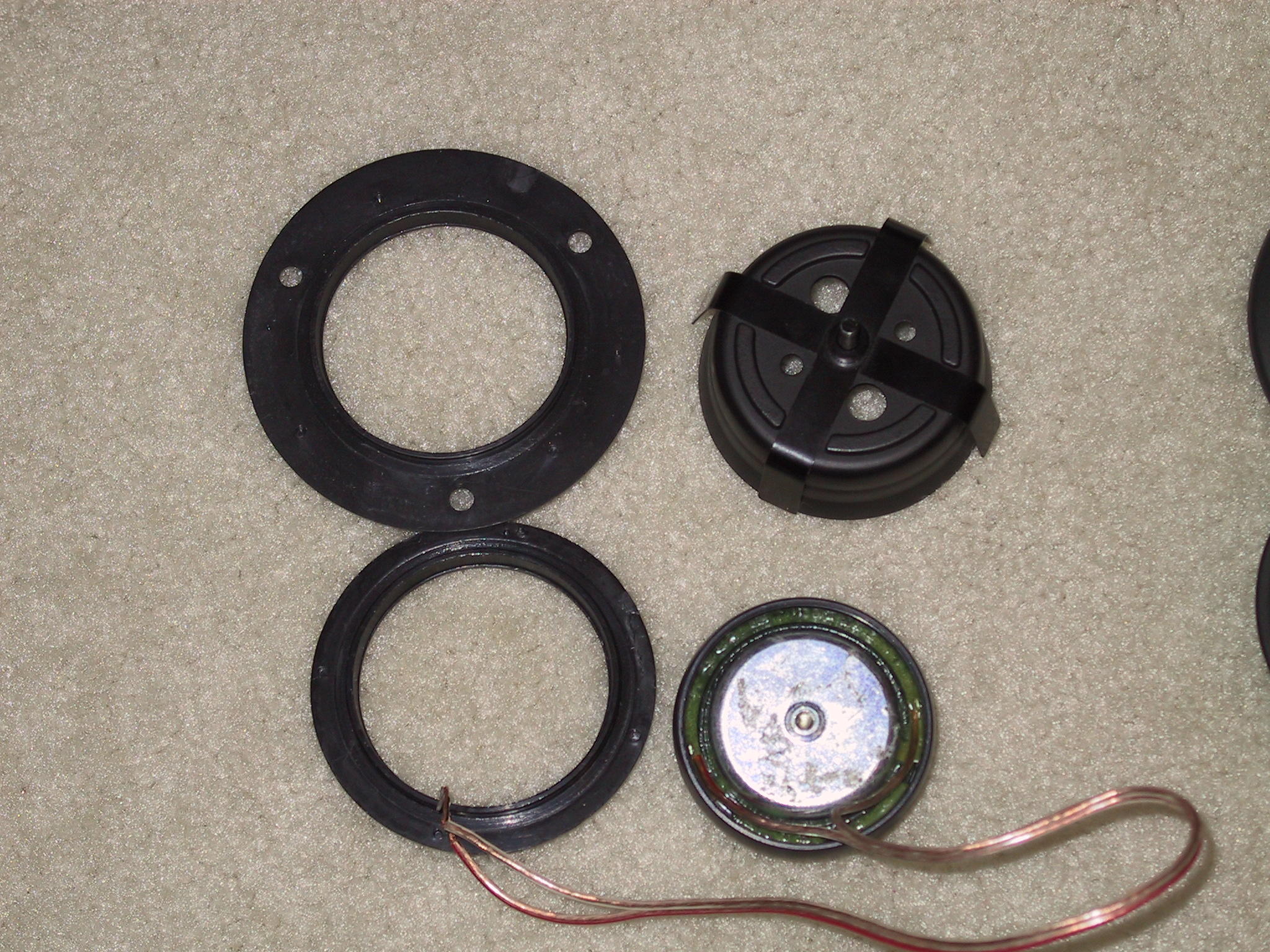 Close up of mounting hardware.
