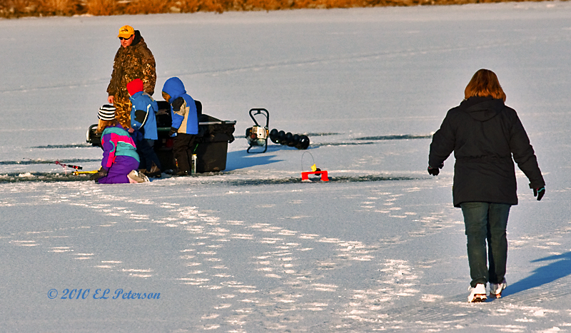 A winter family activity.