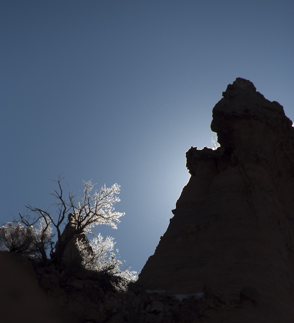 <B>At Prayer</B> <BR><FONT SIZE=2>Tent Rocks National Monument, New Mexico - January 2012</FONT>