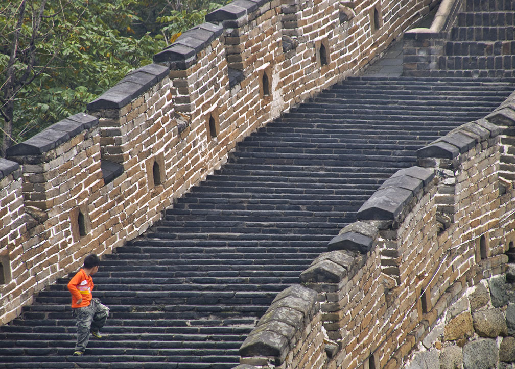 <B>Steps</B> <BR><FONT SIZE=2>Great Wall of China, September, 2007</FONT>