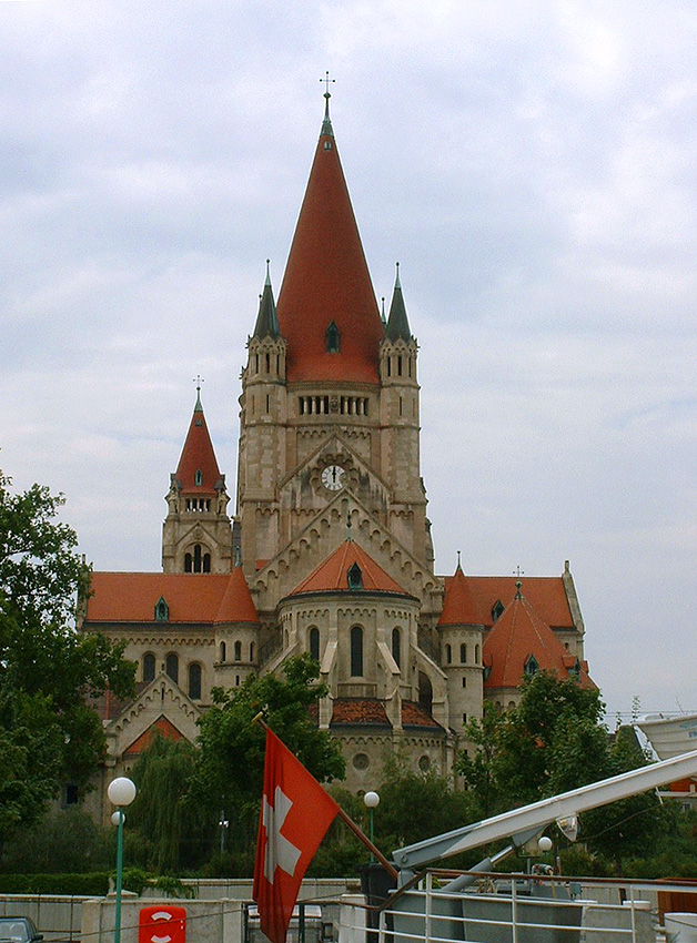 Church Heiliger Franz von Assisi at Danube
