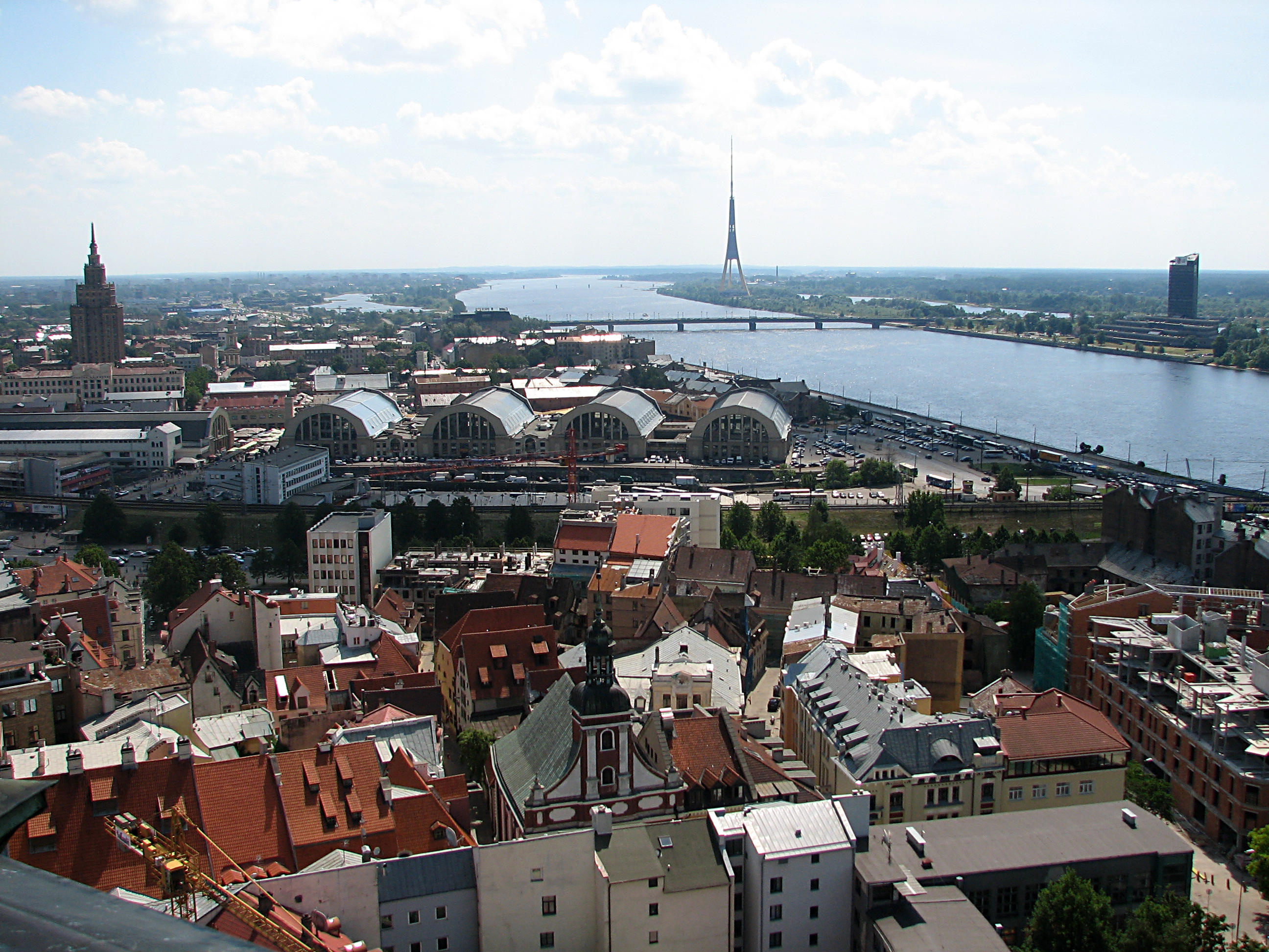 View from church tower