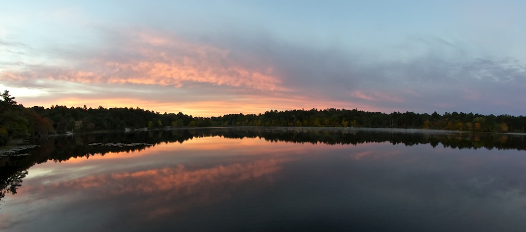 Early autumn sunrise