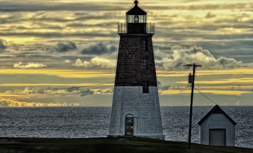 Coast Guard lighthouse Narragansett.